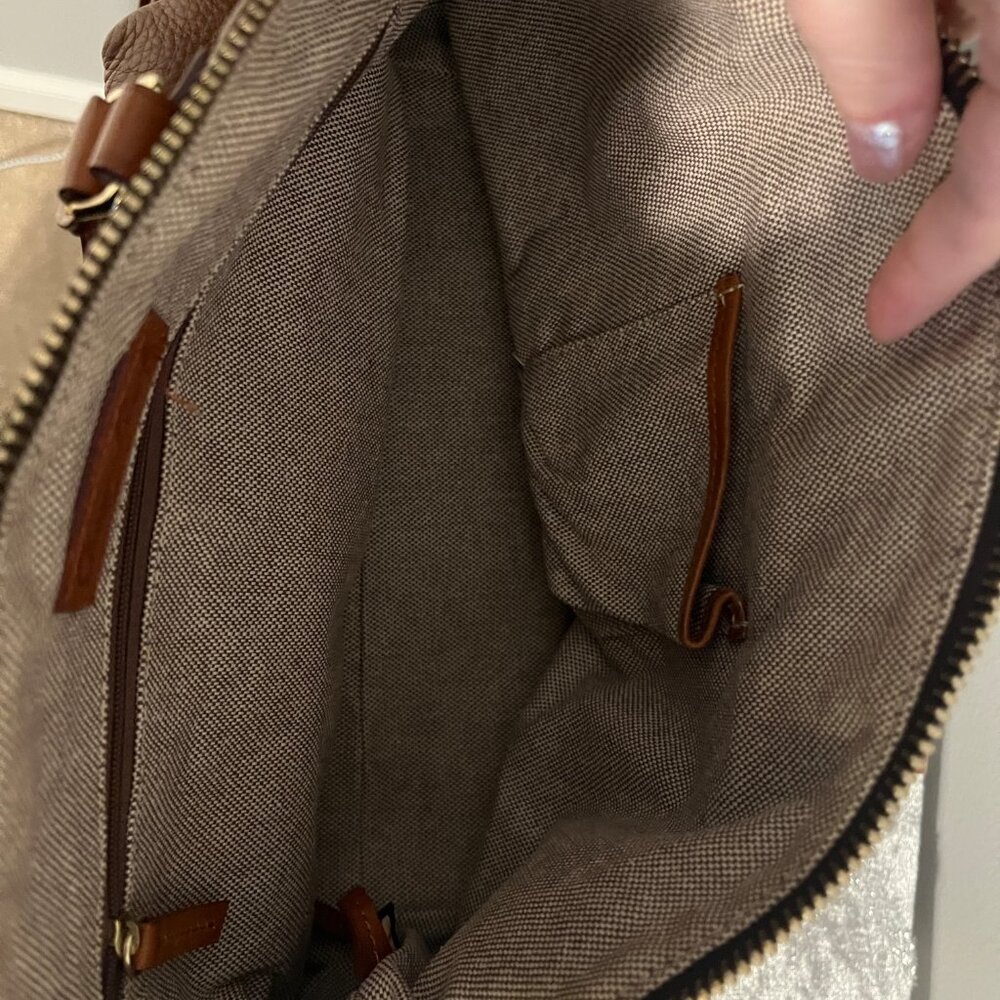 Dooney & Bourke Dillen Pebble Leather Satchel - Picture 6 of 6